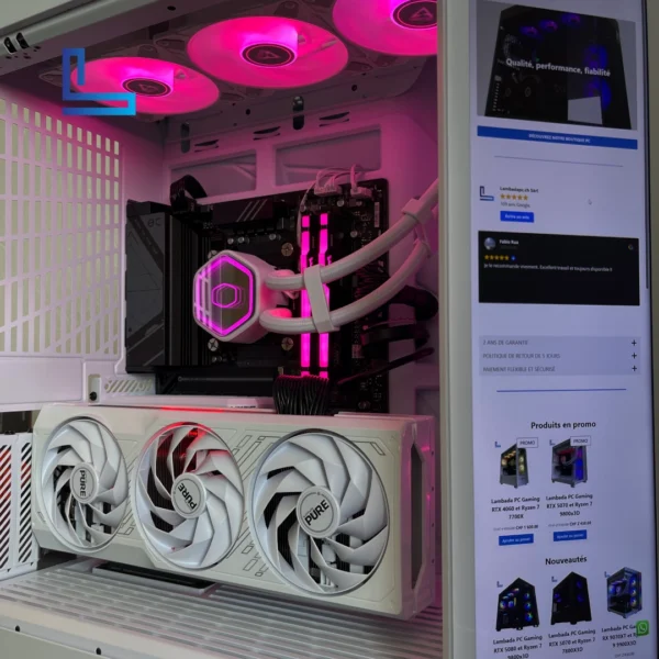 Lambada PC Gaming RTX 5070 TI et Ryzen 7 9800x3D – Image 2