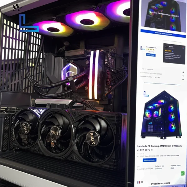 Lambada PC Gaming RTX 5070 TI et Intel i9 14900K – Image 3